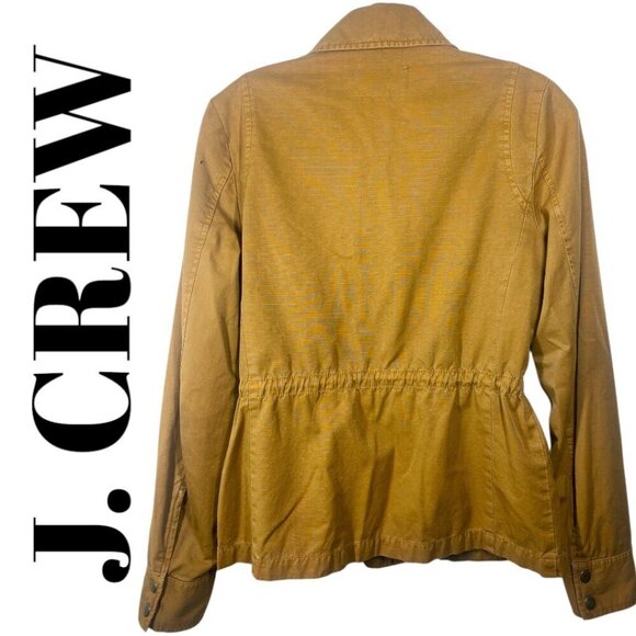 J. CREW Classic Vintage Twill Chino 100% Cotton Safari Utility Jacket, Medium - Picture 10 of 12